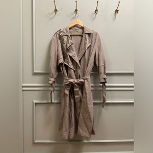 AllSaints Grey Trench